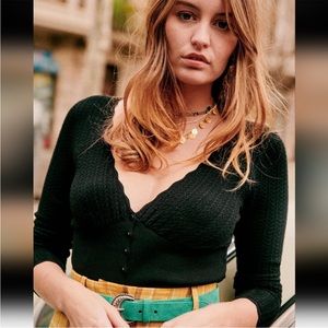 Sezane Adelie jumper black in XS